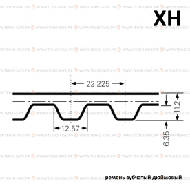 Ремень зубчатый 1120 XH Contitech